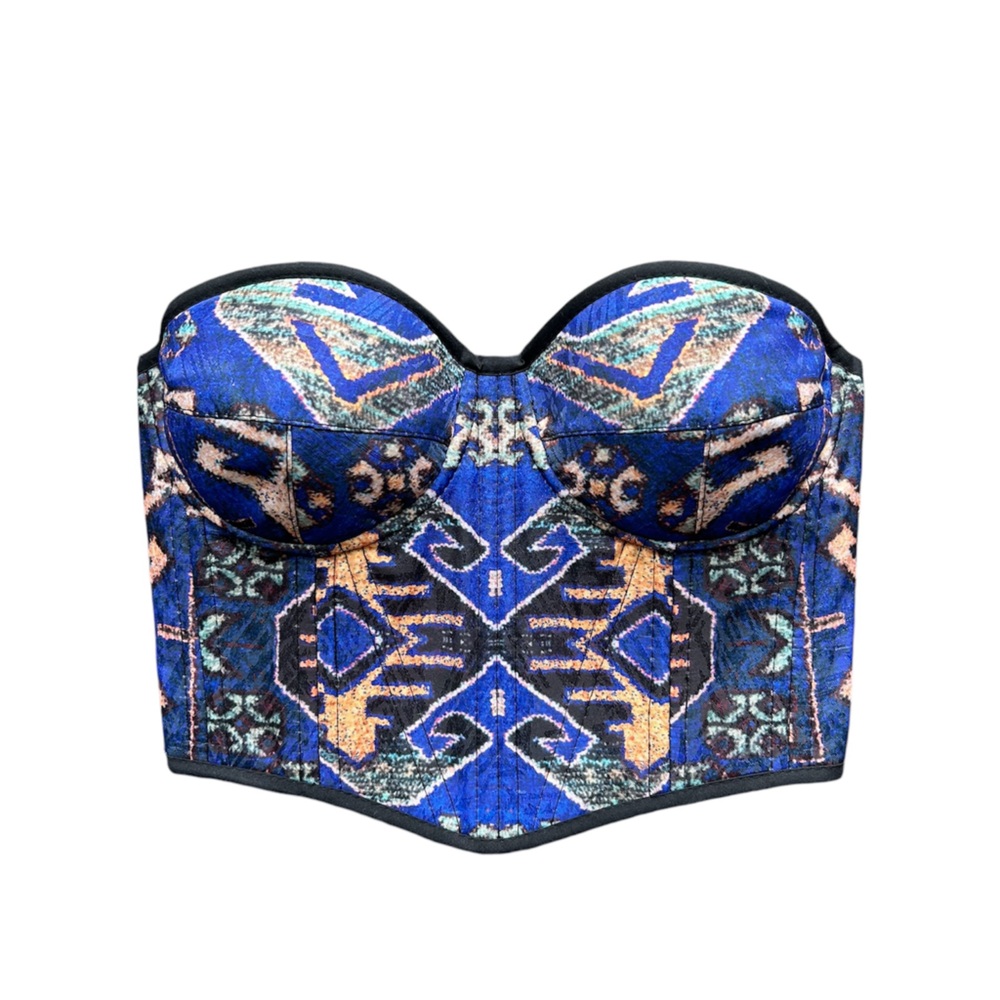 Empowered Edge Crop Corset Vintage